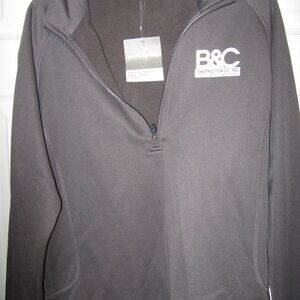 Eddie Bauer Smooth Fleece Base Layer 1/2 Zip Top Men's Medium Gray NWT